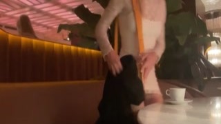 Anastasia Ocean - Blowjob in public restaurants restroom. Casual sex with stranger. Hotwife’s revelation. Ep. 2.